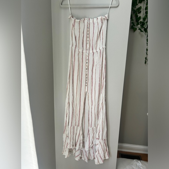 Elan button down dress with slit, size medium - Picture 1 of 3